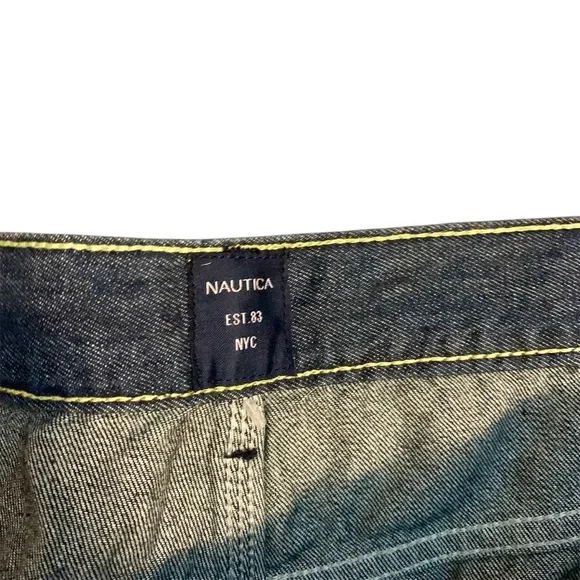 Nautica US Navy Style Denim Fatigue Dungaree Jeans - Picture 3 of 7